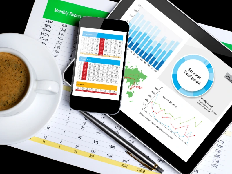 Executive dashboard showing operational KPIs and business performance indicators