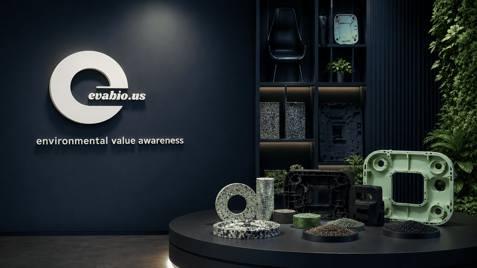EVABIO sustainable growth and product management showroom